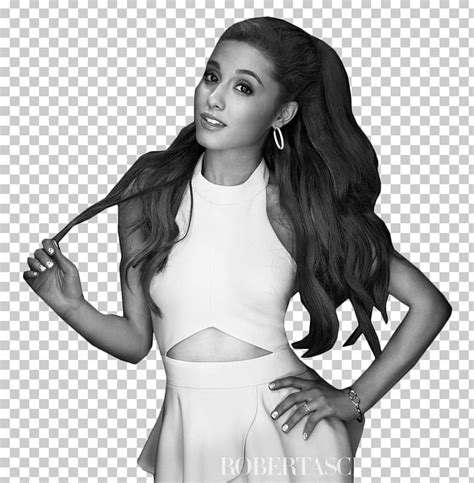 Ariana Grande Black And White Photography PNG, Clipart, Ariana Grande ...