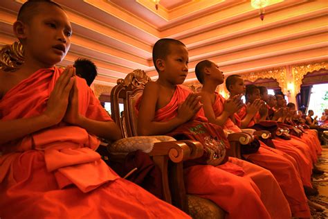 Thailand's rescued cave boys complete their time as novice Buddhist