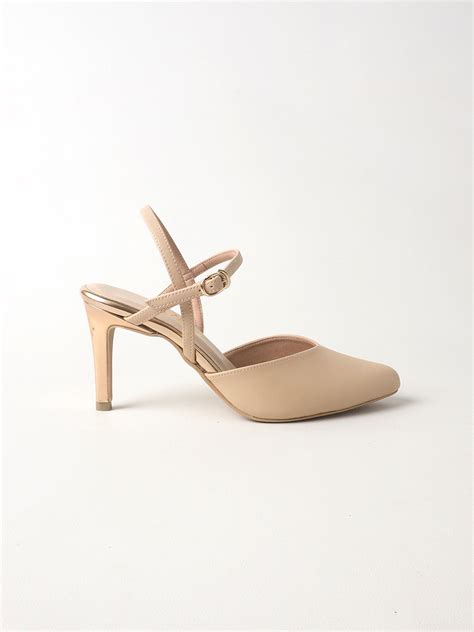 edyth ankle strap pumps nude luilui