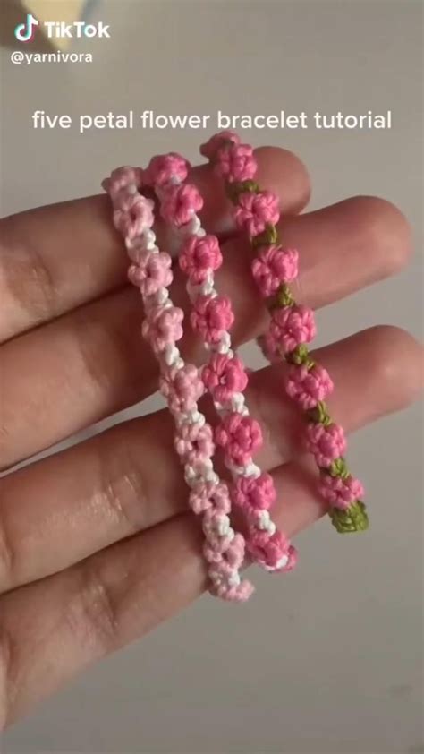 flower macrame patterns  bracelets    flowers