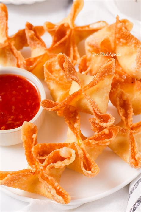 Crab Rangoon | Two Plaid Aprons