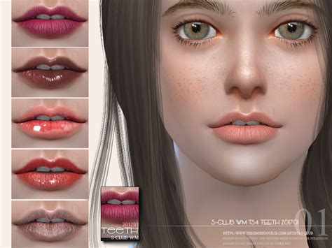 The Sims Resource | S-Club WM ts4 teeth 201701