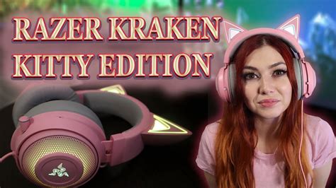 НАУШНИКИ RAZER KRAKEN KITTY EDITION - МОЙ ПЕРВЫЙ ОБЗОР - YouTube