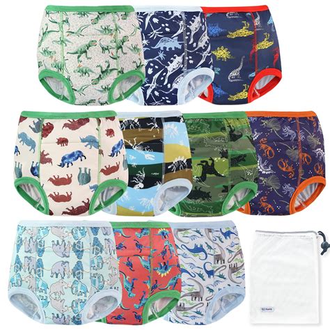 Amazon.com : EZ Moms 10 Packs High Waist Potty Training Underwear for