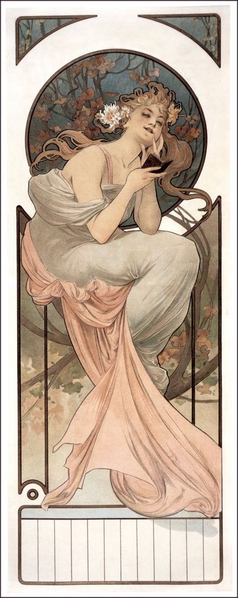 Художник Альфонс Муха | Art nouveau mucha, Art nouveau illustration ...