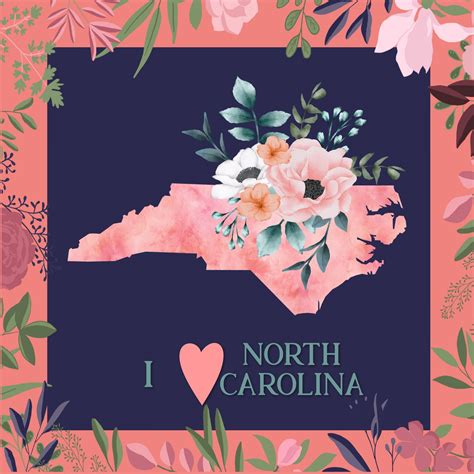 I Love North Carolina Poster Free Stock Photo - Public Domain Pictures