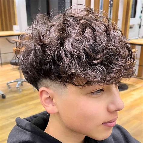 103 Coolest Boys Haircuts for School in 2025 | Fade haircut curly hair ...