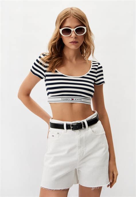 Топ Tommy Hilfiger, цвет: синий, MP002XW0MTM4 — купить в интернет ...