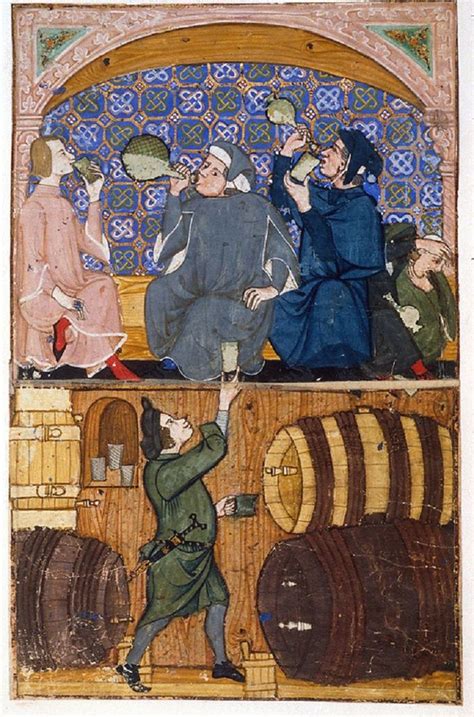 О прошлой ночи: извинения древних пьяниц и другое о вине | Medieval art ...