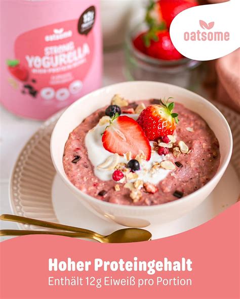 Oatsome Strong Yogurella - High Protein Bowl with Strawberry