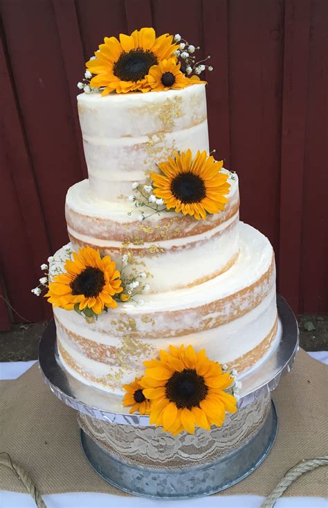 Can You Put Fresh Sunflowers On A Cake at David Lowell blog