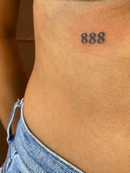 15 Best 888 Tattoo Ideas For Men And Women - Tattoo Pro