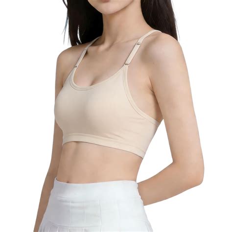 IVEYRTF Girls Lightly Padded Training Bra One Piece Design Modest