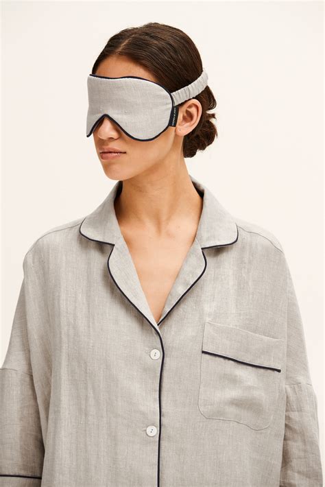 French Linen Eye Mask Extra Large – ANDREA & JOEN