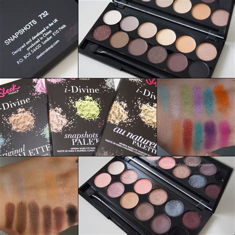 Landas make up: RESEÑA. Paletas de sombras SLEEK.