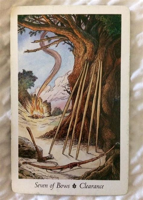 Card of the Day: Seven of Bows (Clearance) | Parting the Mists