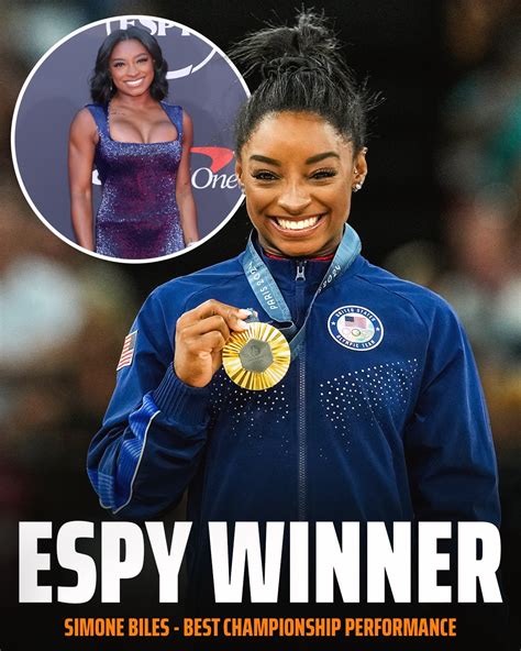 DraftKings - ANOTHER WIN FOR SIMONE BILES 🏆 At the 2025 ESPYs, Olympic