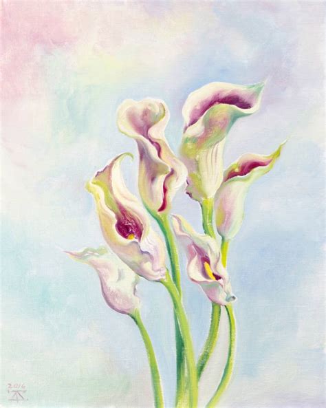 Calla Lily Painting at PaintingValley.com | Explore collection of Calla Lily Painting