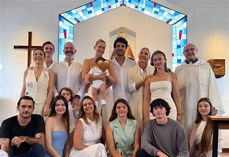 Las fotos del exclusivo bautismo del hijo de Nicole Neumann en Uruguay