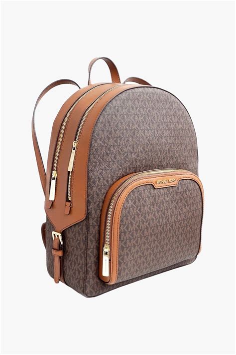 Michael Kors JAYCEE LG backpack monogram brown dámský batoh - Style-IT