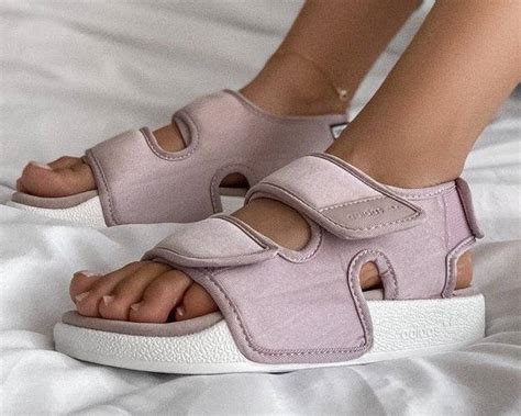 Купить Женские сандалии Adidas Adilette 3.0 Lilac White / босоножки ...