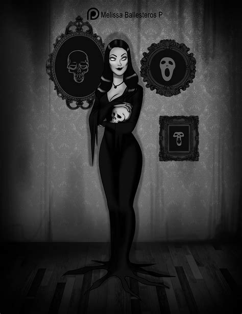 Morticia Addams FAN ART on Behance