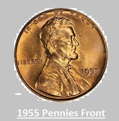 1955 Wheat Penny Value (Rare Errors, “D”, “S” and No Mint Mark) - The ...