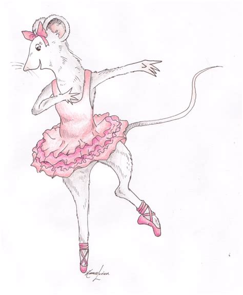 Angelina Ballerina Drawing at GetDrawings | Free download