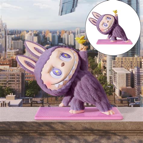 Labubu Monster POP MART LABUBU Lazy Yoga Figures The Monsters Exciting
