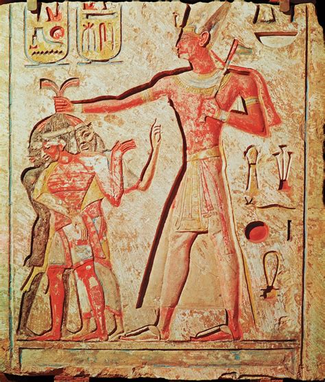 Relief-of-King-Ramesses-II-Smiting-his-Enemies - Egypt Museum