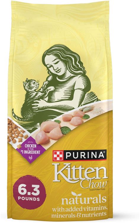 Kitten Chow Naturals Dry Cat Food, 6.3-lb bag - Chewy.com