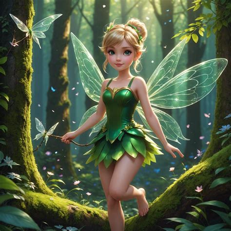 Tinker Bell - AI Generated Artwork - NightCafe Creator