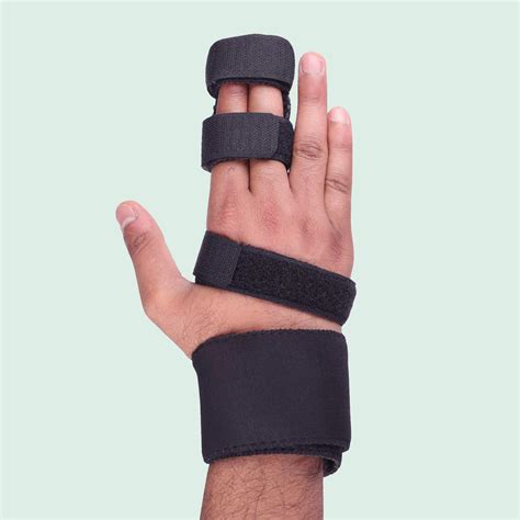 Goodshealthshop 2 Finger Splint Trigger Finger Splint Adjustable Full