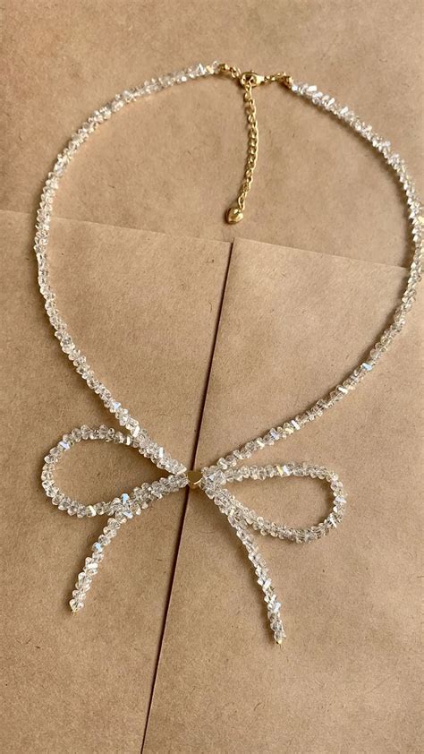 Колье-бантик in 2024 | Handmade jewelry, Chokers, Jewelry