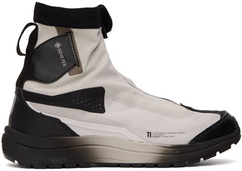 White Salomon Edition Bamba 2 GTX High Sneakers by 11 by Boris Bidjan ...