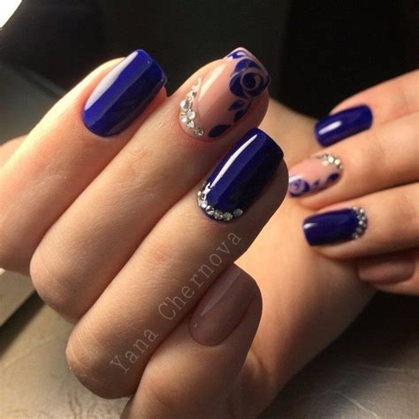 Маникюр | Видео уроки | Art Simple Nail | Rose nail art, Pink nail art ...