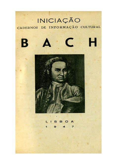 Bach Apogeu De Uma Era Livro - Calaméo - BACH