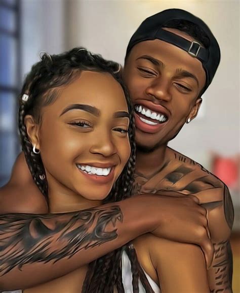 Pin by enticing on LOVE BLK ART | Black couple art, Black couples