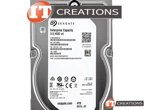 ST4000NM0124 - New - SEAGATE 4TB 7.2K RPM SATA III 3.5 INCH LARGE FORM ...