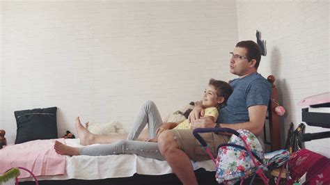 Father Daughter Bonding Conversation Stock Footage SBV-324333400