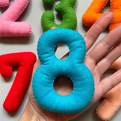 Felt Numbers - Etsy