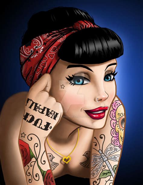 Rockabilly pinup by mike-napalm on DeviantArt