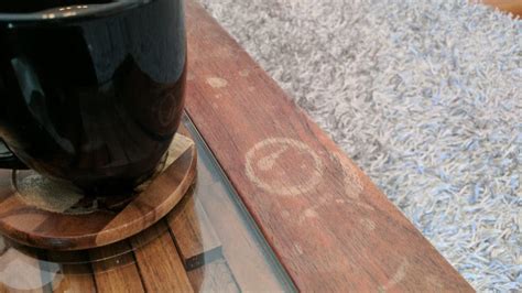 how to get water spots off wood