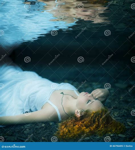 Girl Underwater Drowning