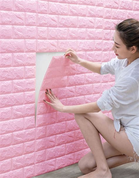 wall paper dinding foam wall sticker  bedroom ceiling diy design