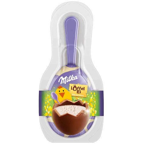 Milka Löffel-Ei Milchcrème Single 34g | Online kaufen im World of ...