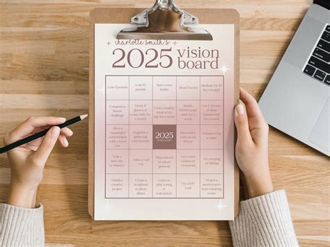New Year Vision Board Printables 2025 Vision Board Party Vision Board