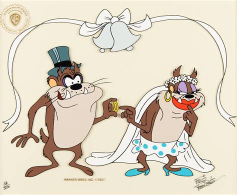 Friz Freleng Signed Limited Edition Cel of the Tasmanian Devil and