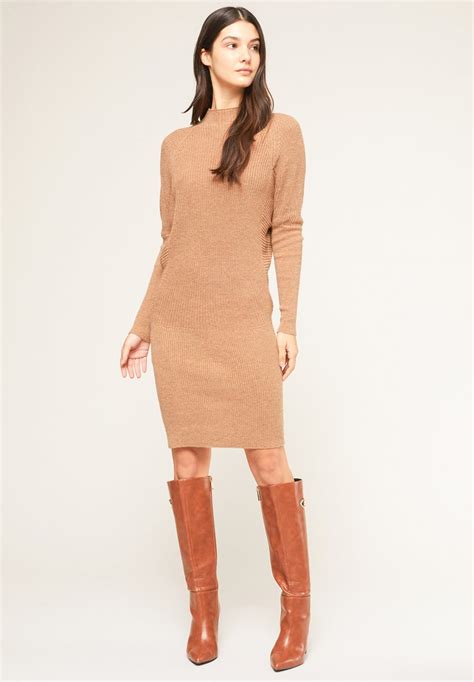Motivi CORTO IN - Gebreide jurk - beige - Zalando.nl