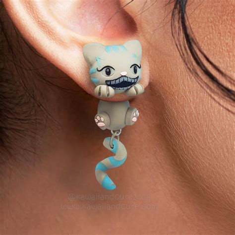 Buy Cheshire Cat Earrings | Kawaii & Cute ≪
